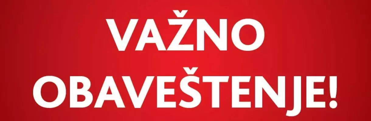 obavestenje