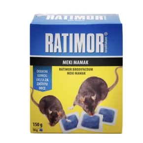 RATIMOR PLAVI Brodifakum meki mamak 150g