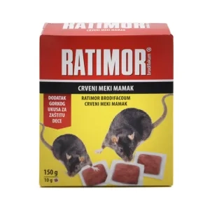 RATIMOR CRVENI Brodifakum meki mamak 150g